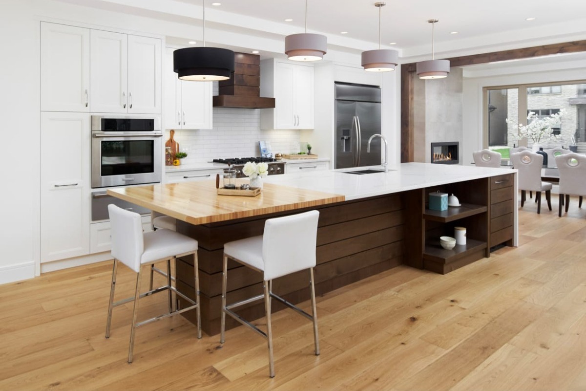 Artisan Flooring - Hardwood in Kitchens