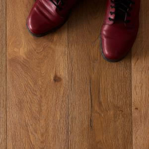 Artisan  Flooring - [Loch Achray Smoked/Brushed/Light White Grain/Sunken Filler/Oiled French Oak ]