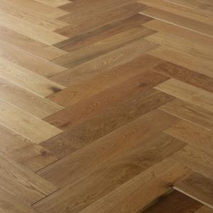 Artisan  Flooring - [Herringbone Eastbury Smoked/UV Oiled Multi-Ply Oak ]