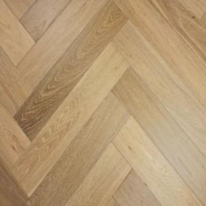 Artisan Flooring - Herringbone Light Smoked Oak