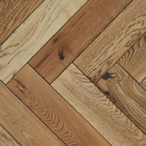 Artisan  Flooring - [Parquet Herringbone Dulwich Limed  Oak ]