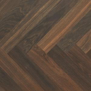 Artisan Hardwood Flooring - [Parquet Herringbone Sloane Smoked Oak  ]