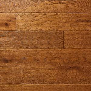 Artisan Flooring Hand Scraped/Distressed/Cognac Stained/UV oiled Traditional 18/4French Oak - Flooring Product image