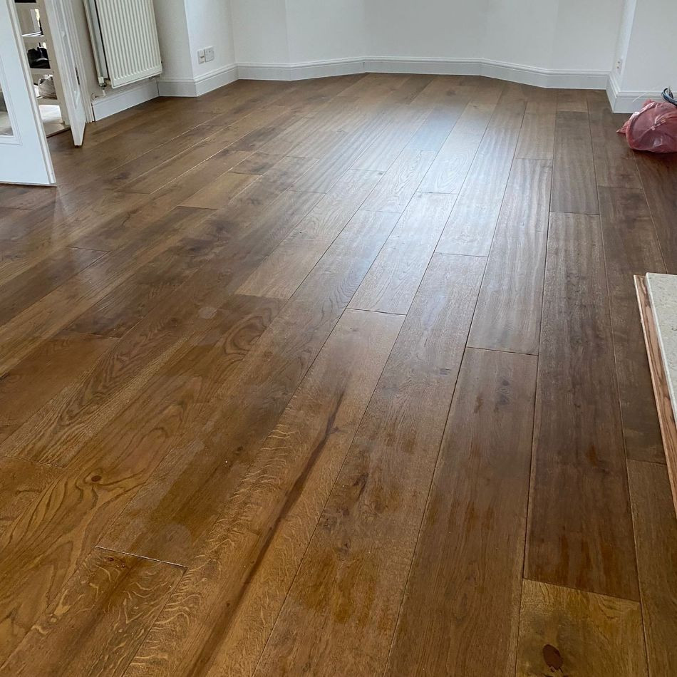 Artisan Flooring Hand Scraped/Distressed/Cognac Stained/UV oiled Originals 20/6 French Oak  