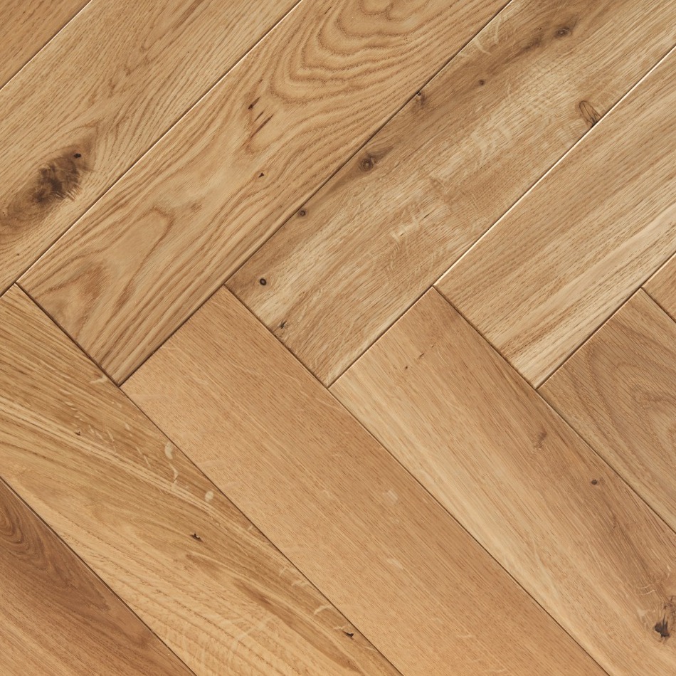 Artisan  Flooring - [Parquet Herringbone Harrow Oak ]