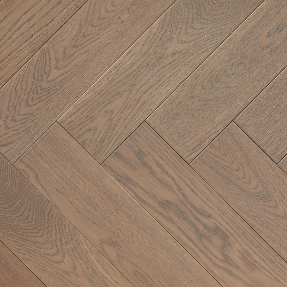 Artisan Hardwood Flooring - [Parquet Herringbone Chester Oak ]